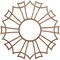 Ekena Millwork Augustus Wood Fretwork Pierced Ceiling Medallion, Walnut, 22"OD x 7 3/4"ID x 1/4"T CMWP22X22X0250AUWA - alternate 1